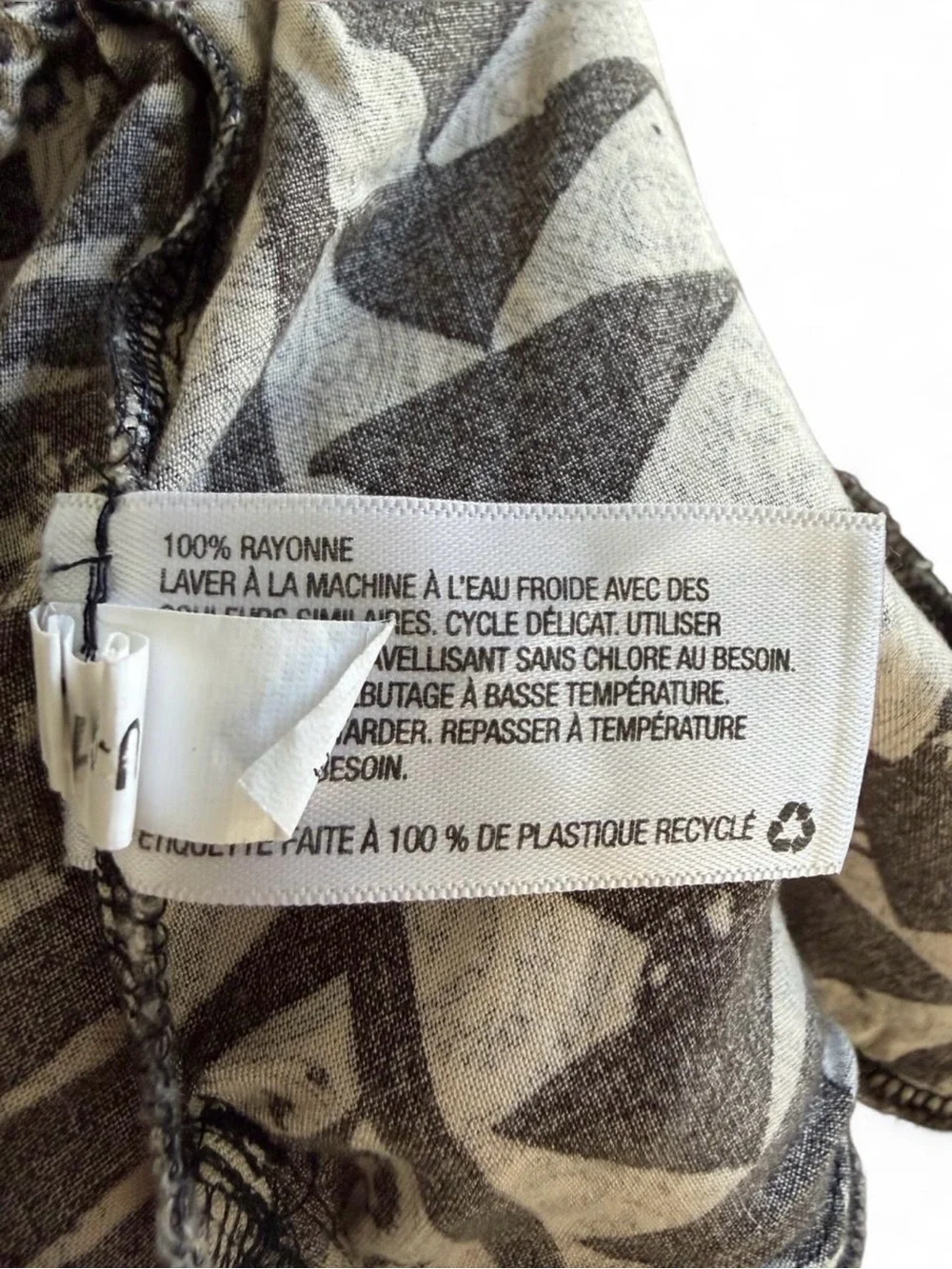 Mossimo Supply Co. Black & White Tribal Print High-Waist Shorts